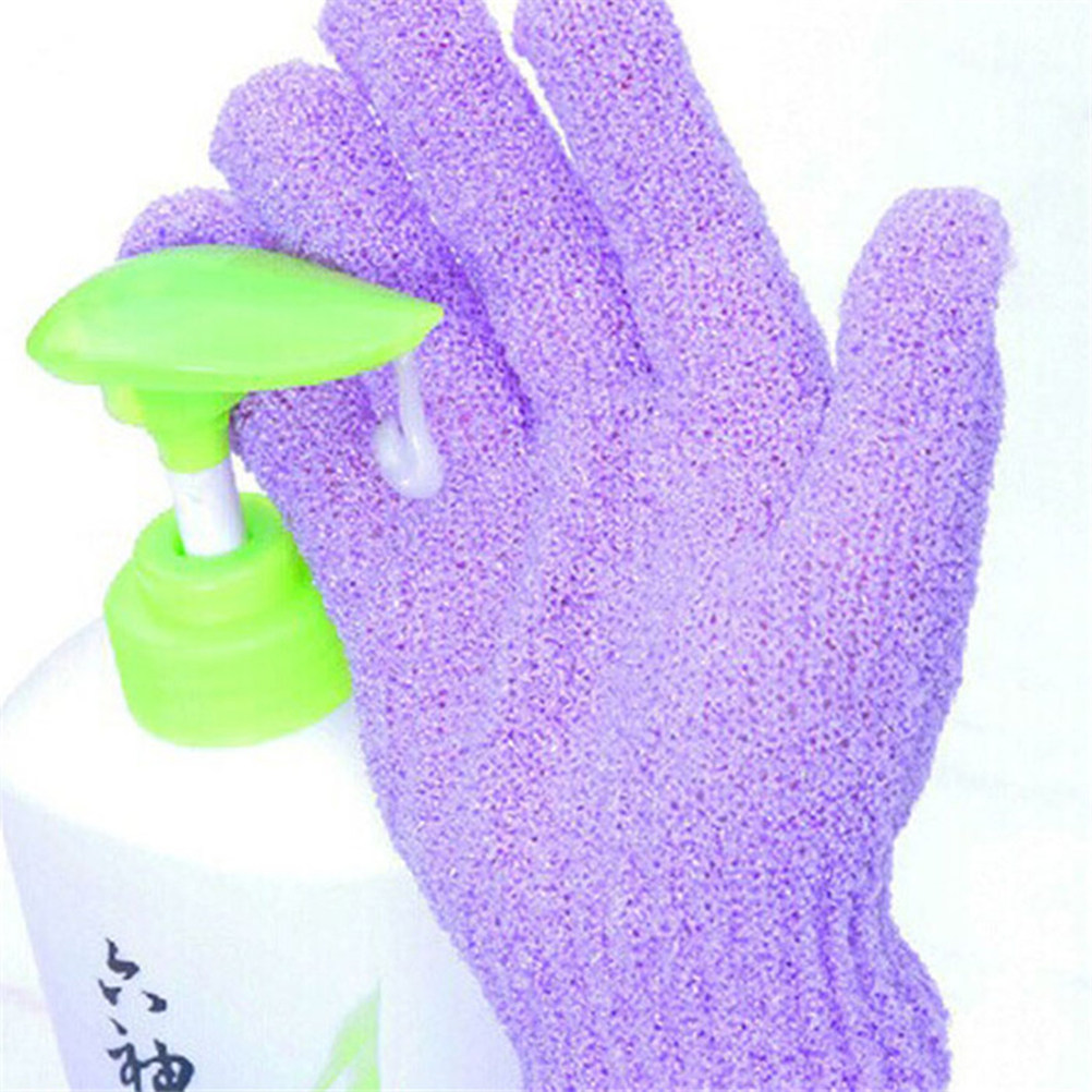 Exfoliating Scrub Mens - 2er-Set Dusch-Peeling-Handschuhe, Körperbürste für Männer, Frauen,