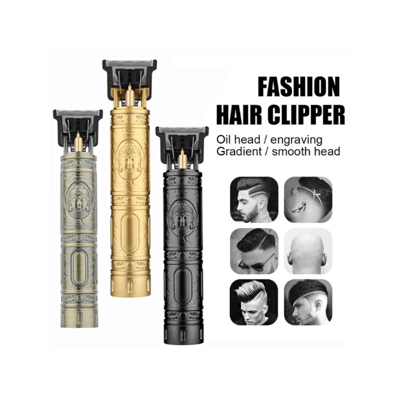 Mens Grooming Barber - Herren-Haarschneider, Waschbar, Kabellos, Elektrischer Trimmer, USB-Schnellladung,