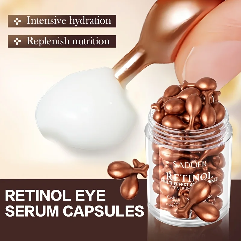 The Ordinary Serum Hyaluronic Acid - SADOER Retinol Multi-Effekt Anti-Falten Straffendes Kapsel-Augenserum,