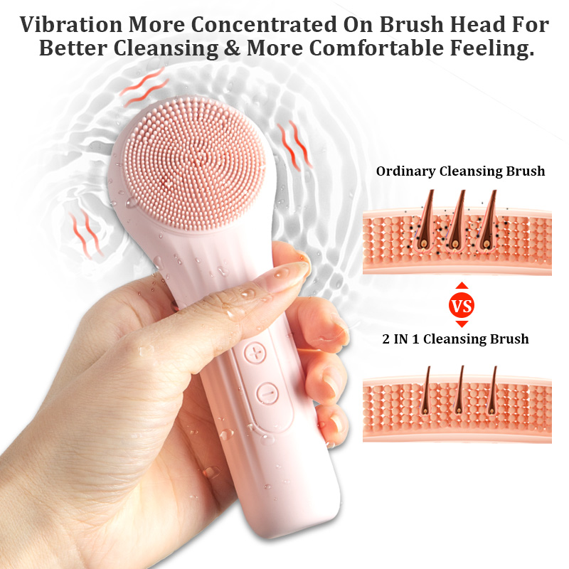 Exfoliating Scrub Mens - Sonic wasserdichte Gesichtsreinigungsbürste für Männer und
