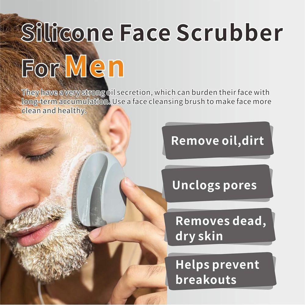 Silikon-Reinigungsbürste für d – Exfoliating Scrub Mens Bewertung und Preis