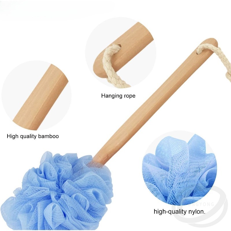 1PCS Lange Griff Holz Bad Pins – Exfoliating Scrub Mens Bewertung und Preis