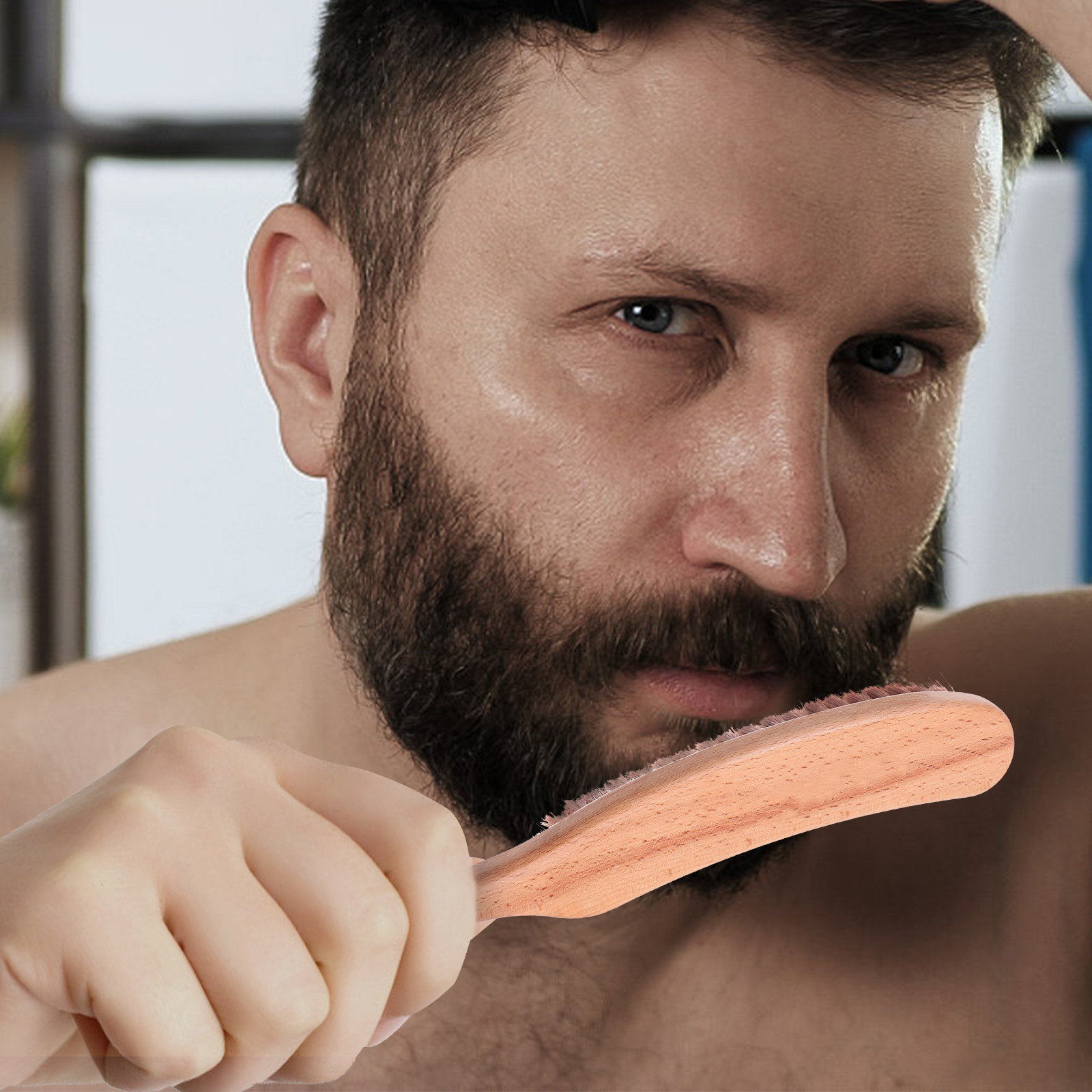 1 Stück Premium-Nylon-Bartbürs – Mens Grooming Barber Bewertung und Preis