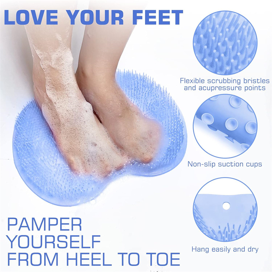 Dusch-Fußschrubber-Matte, Rück – Exfoliating Scrub Mens Bewertung und Preis